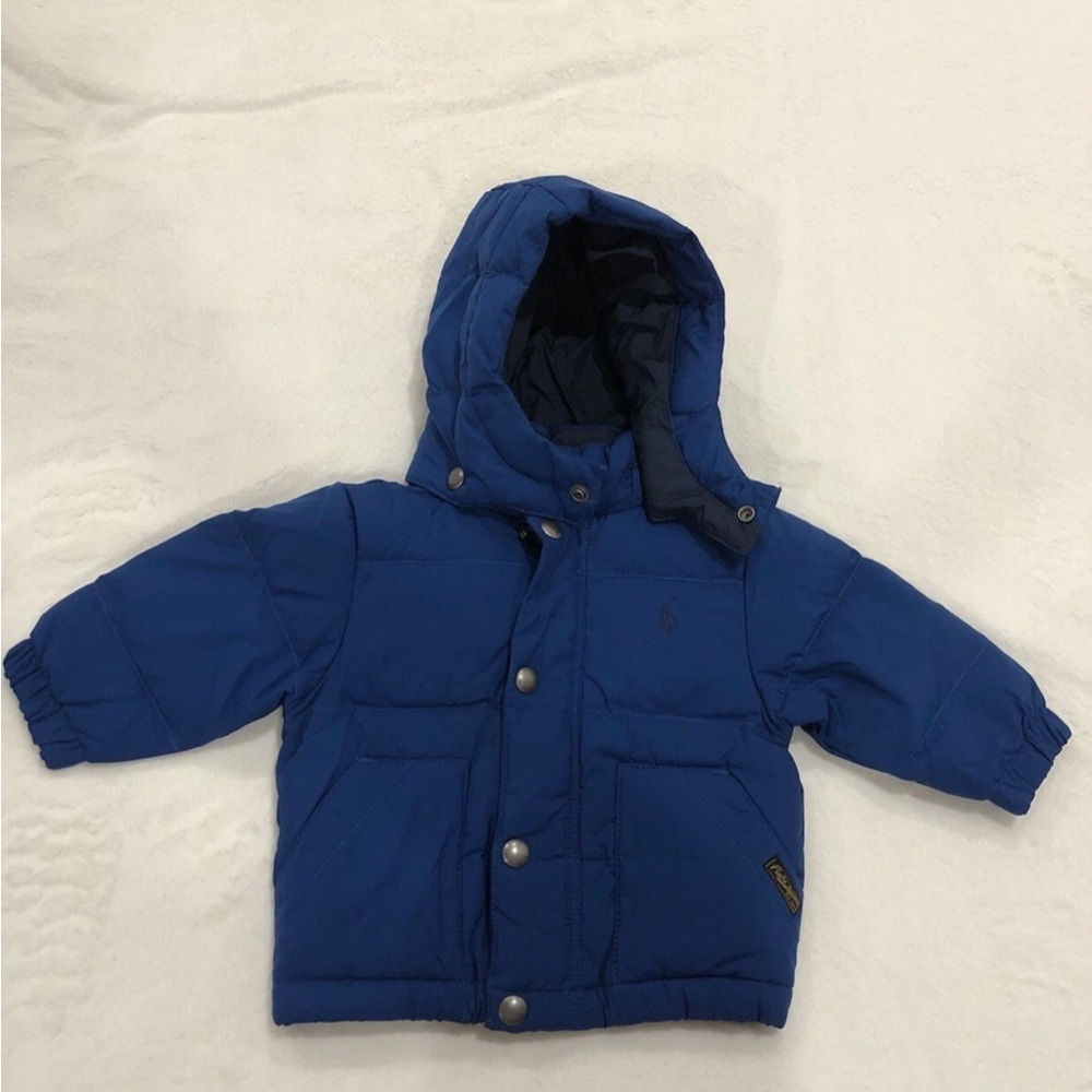 Ralph Lauren Navy Toddler Puffer Jacket size 9 months